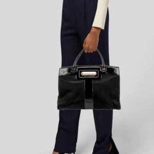 Anya Hindmarch Leather and Fur Tote